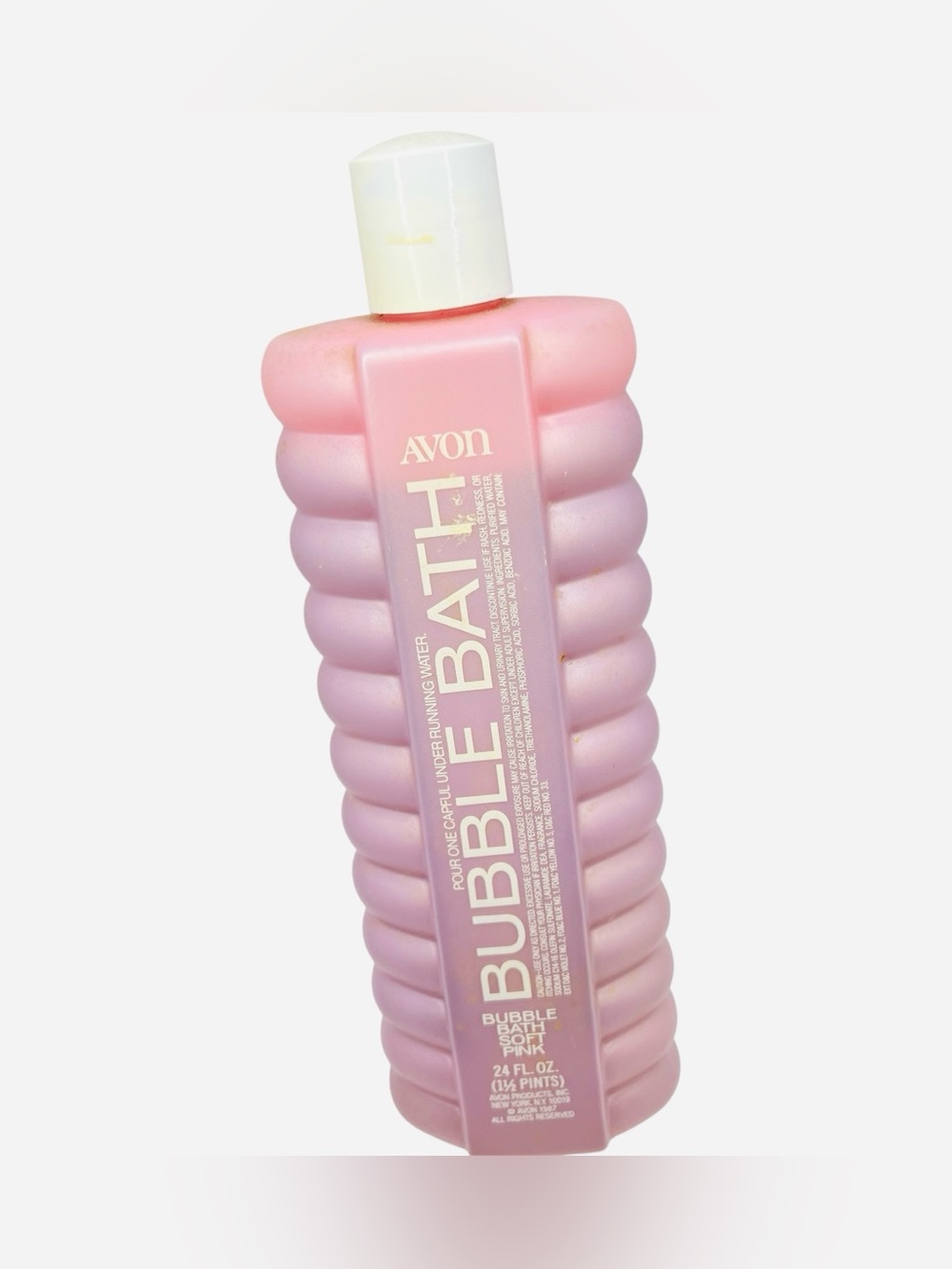 Avon Pink Bubble Bath Soak - Soft Pink Bottle Sealed Unopened